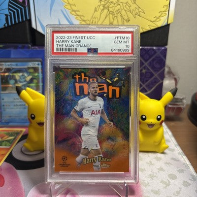 2022-23 Topps Finest Uefa Club Competitions The Man #FTM10 Harry Kane - PSA 10