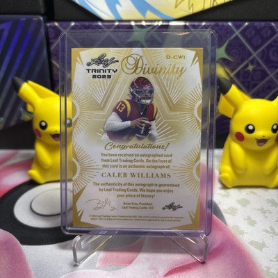 2023 Leaf Trinity - Divinity Signatures Caleb Williams #D-CW1 04/10 (AU, RC) -NM