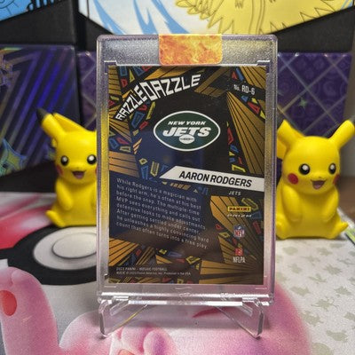2023 Panini Mosaic Aaron Rodgers Razzle Dazzle Case Hit New York Jets #RD-6