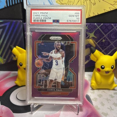 2021 Panini Prizm #89 Chris Paul Purple Prizm 75/99 - PSA 10 (Population 1/1)