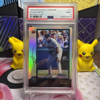 David Ortiz Bowman Chrome 1998 #71 Rookie - PSA 9