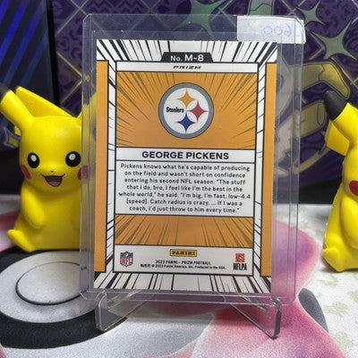 George Pickens 2023 Panini Prizm #M-8 Manga Prizm Case Hit SSP Steelers - NM