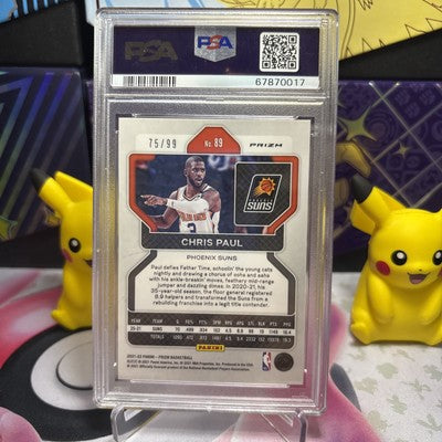 2021 Panini Prizm #89 Chris Paul Purple Prizm 75/99 - PSA 10 (Population 1/1)
