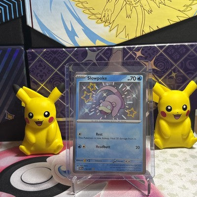 Slowpoke 116/091 Pokémon TCG Scarlet & Violet Paldean Fates Baby Shiny Rare NM