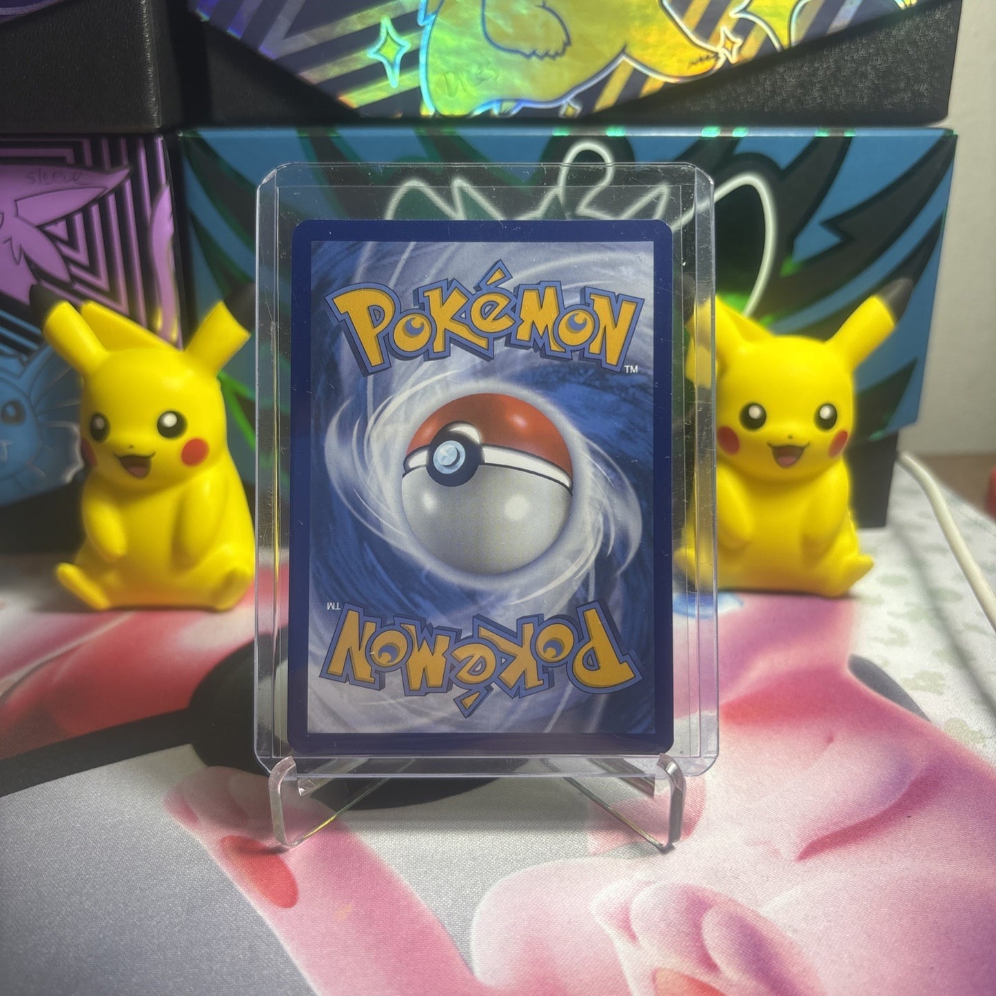 Pikachu 131/091 Pokémon TCG Scarlet & Violet Paldean Fates Baby Shiny Rare NM