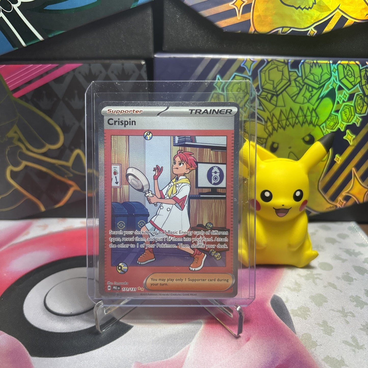 Crispin 171/131 SIR Special Illustration Rare Prismatic Evolutions Pokemon NM