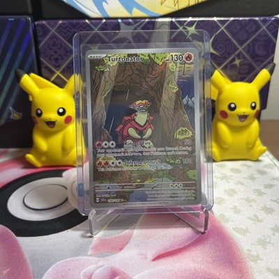 Turtonator - 146/142 - Pokemon Stellar Crown Illustration Rare NM