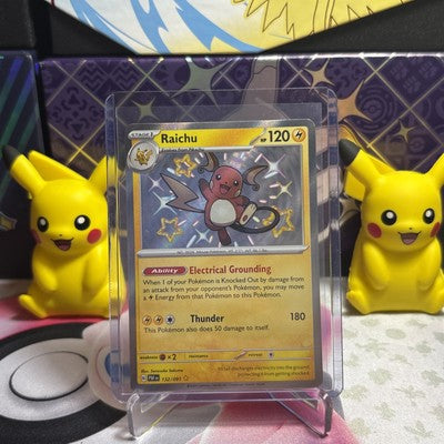 Raichu - 132/091 - Paldean Fates Shiny Rare Pokemon TCG