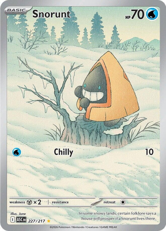 Snorunt Illustration Rare ME: Ascended Heroes 227/217 NM