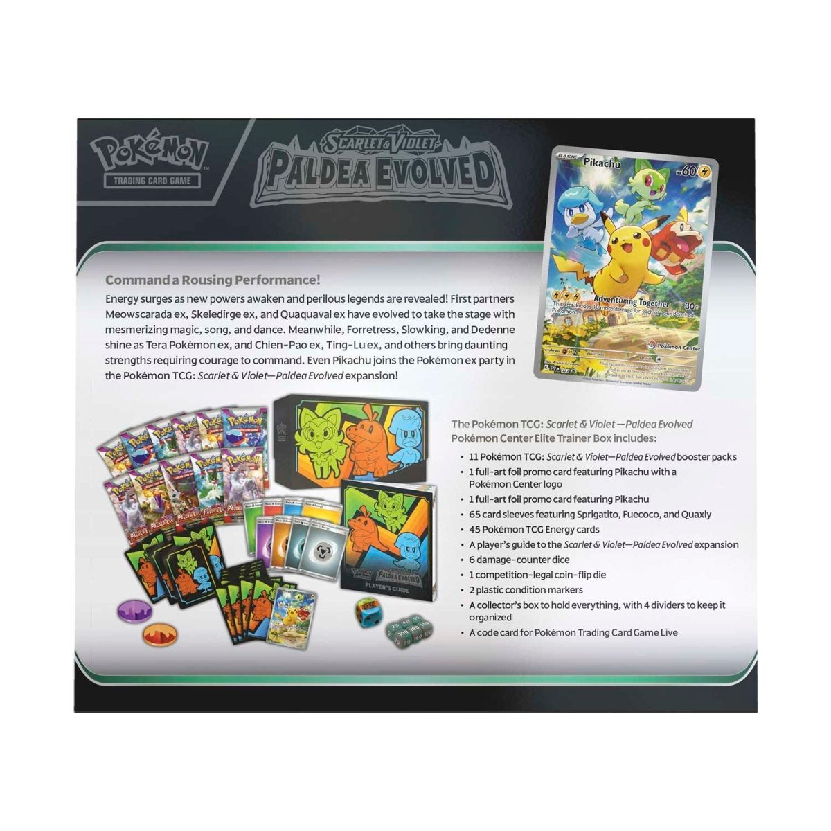 Scarlet & Violet-Paldea Evolved Pokémon Center Elite Trainer Box