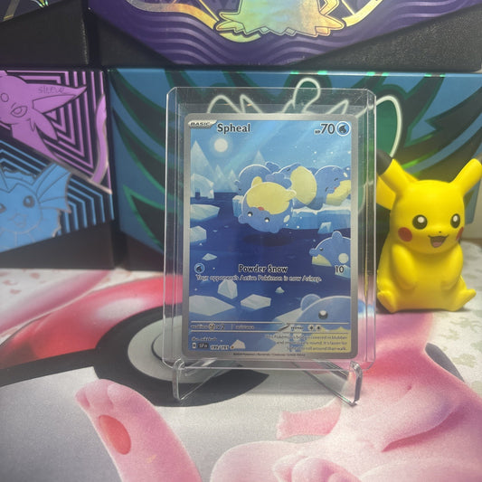 Spheal 199/191 SV Surging Sparks Illustration Rare Pokemon NM