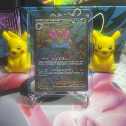 Venusaur ex - 198/165 - Pokemon 151 Special Illustration Rare Card NM