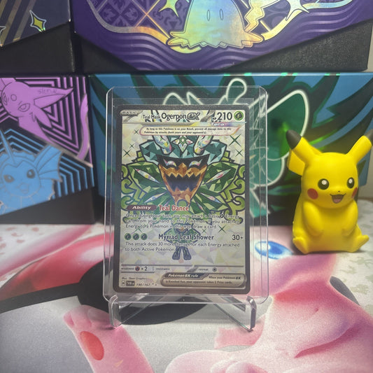 Teal Mask Ogerpon ex - 190/167 - Twilight Masquerade Full Art - NM - Pokemon