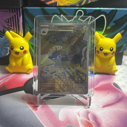 Lairon - 184/167 - Pokemon Twilight Masquerade Illustration Rare NM