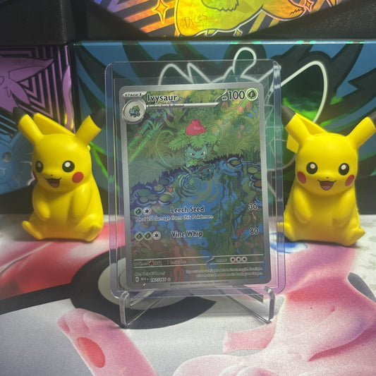 Ivysaur 167/165 Scarlet & Violet 151 English Illustration Rare Pokemon