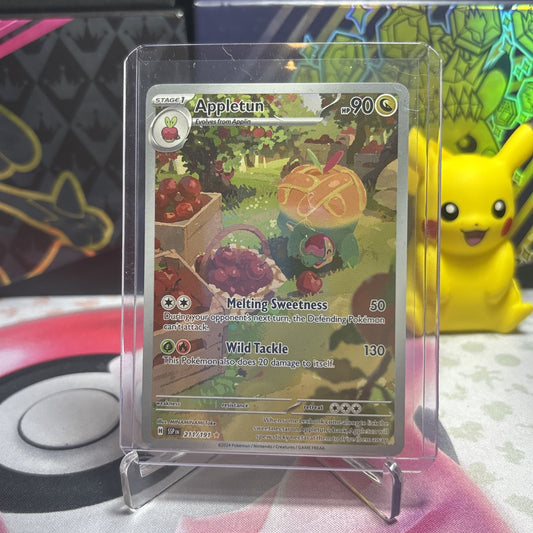 Appletun 211/191 Illustration Rare - Pokémon Surging Sparks SV08 - NM/M