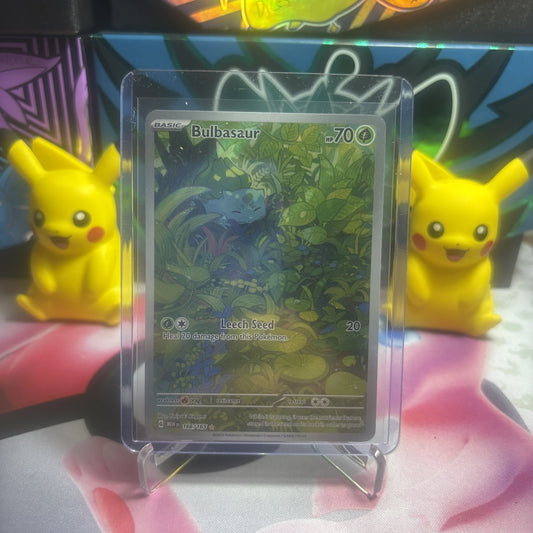 Pokemon Bulbasaur 166/165 Sv: Scarlet & Violet 151 English (IR) NM