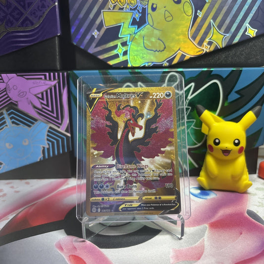 Pokémon Card - Galarian Moltres V 183/172 Gold Art - Brilliant Stars