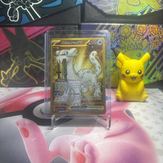 Chien-Pao ex - 274/193 - Gold Secret Rare Paldea Evolved NM Pokemon Card