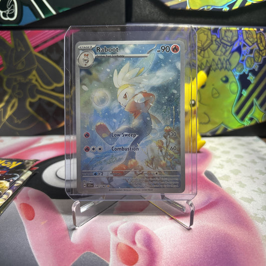 Raboot 147/142 Illustration Rare - Pokémon Stellar Crown SV07 - NM/M