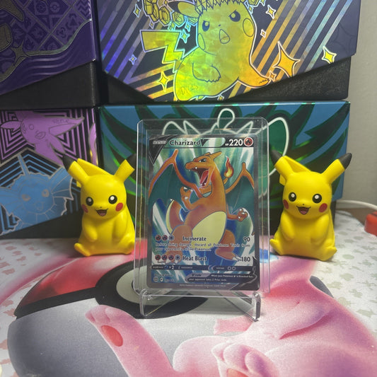 Charizard V 153/172 Full Art Ultra Rare SWSH Brilliant Stars Pokemon NM 2022
